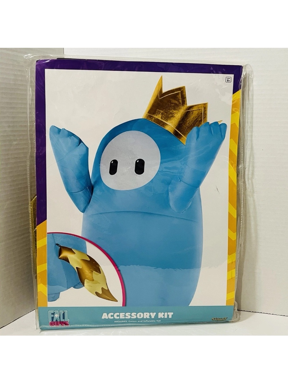 Fall Guys Youth Costume Accessory Kit - Crown & Inflatable Tail Halloween